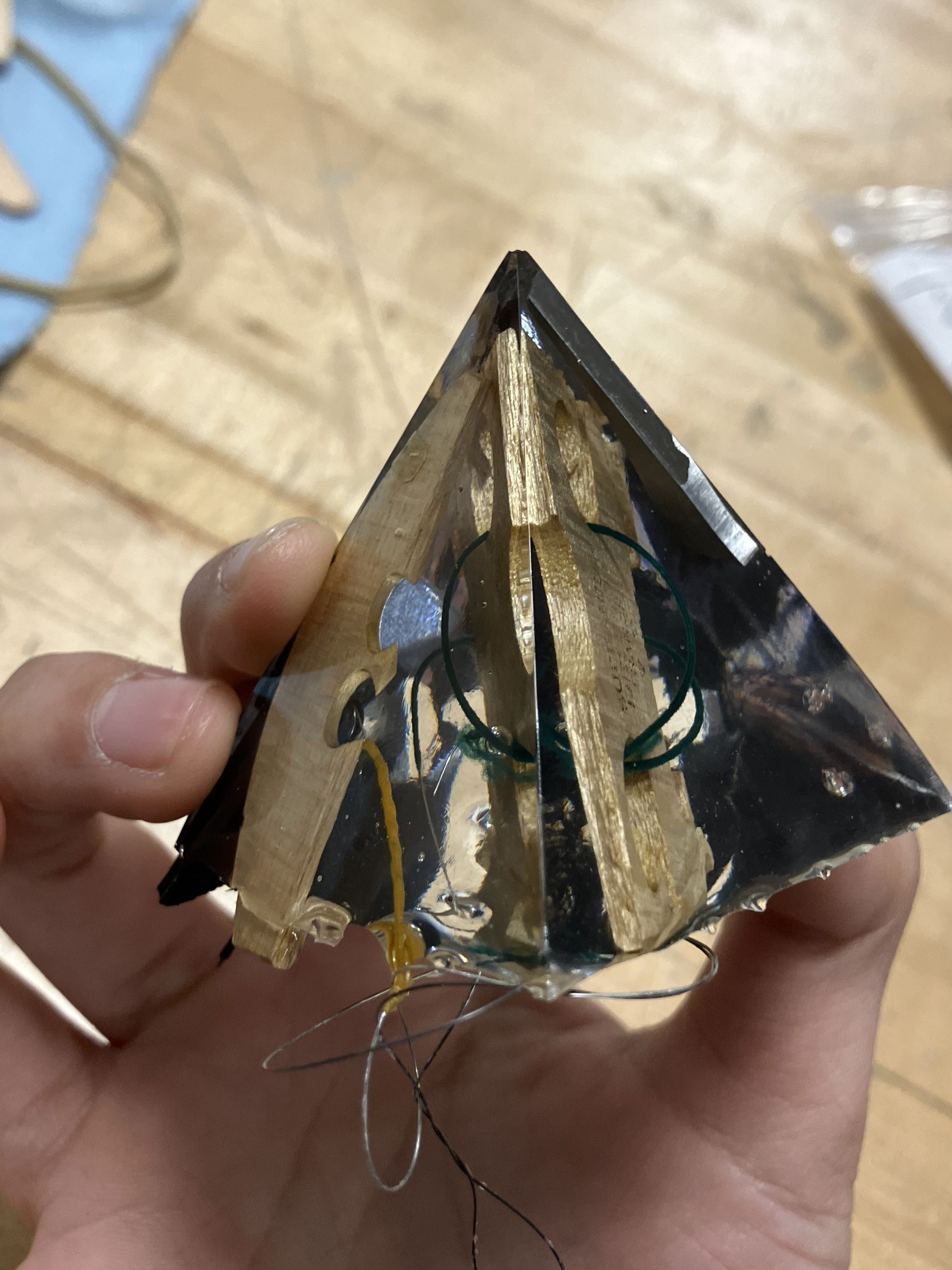 Finished one half angle 2